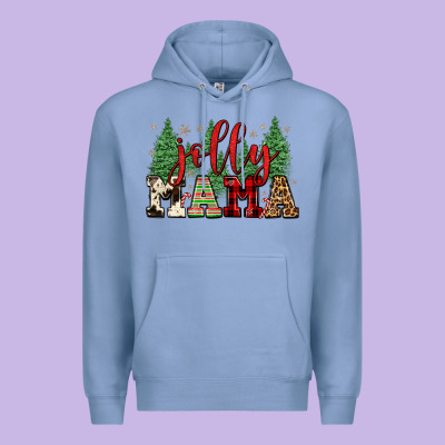 Jolly Mama Premium Hoodie Designed By Fadigitalartstudio