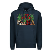 Navy jolly mama Premium Hoodie - FaDigitalArtStudio