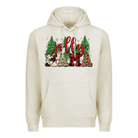 Oatmeal Heather jolly mama Premium Hoodie - FaDigitalArtStudio