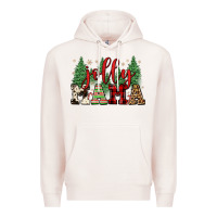 Pale Pink jolly mama Premium Hoodie - FaDigitalArtStudio