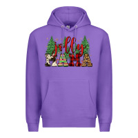 Purple jolly mama Premium Hoodie - FaDigitalArtStudio