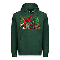 Sports Green jolly mama Premium Hoodie - FaDigitalArtStudio