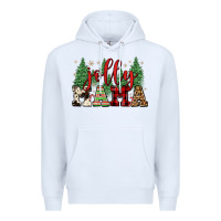 White jolly mama Premium Hoodie - FaDigitalArtStudio