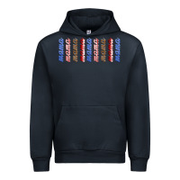 Navy american mama libbey glass Urban Hoodie - HRA Design Shop