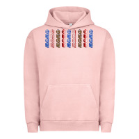 Pigment Salmon american mama libbey glass Urban Hoodie - HRA Design Shop