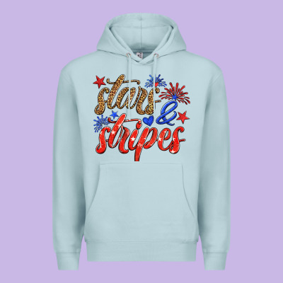 Stars And Stripes Premium Hoodie Designed By Hra Design Shop