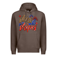 Coffee stars and stripes Premium Hoodie - HRA Design Shop
