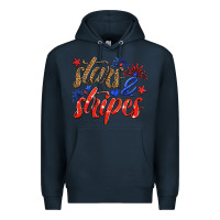 Navy stars and stripes Premium Hoodie - HRA Design Shop