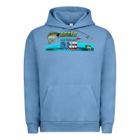 Pigment Pebble Blue reely awesome dad  libbey glass Urban Hoodie - HRA Design Shop