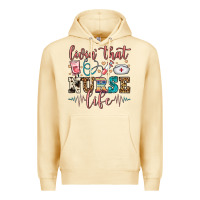 Pina Colada livin' that nurse life Premium Hoodie - FaDigitalArtStudio