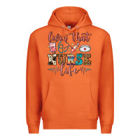 Carrot livin' that nurse life Premium Hoodie - FaDigitalArtStudio