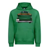 Emerald western green truck back view Urban Hoodie - FaDigitalArtStudio