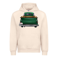 Sandshell western green truck back view Urban Hoodie - FaDigitalArtStudio