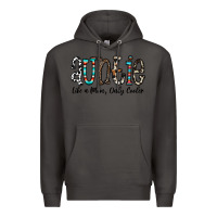 Smoke auntie  like a mom, only cooler Premium Hoodie - CowhideDigitalArt