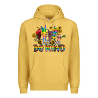 Antique Gold be kind Premium Hoodie - CowhideDigitalArt