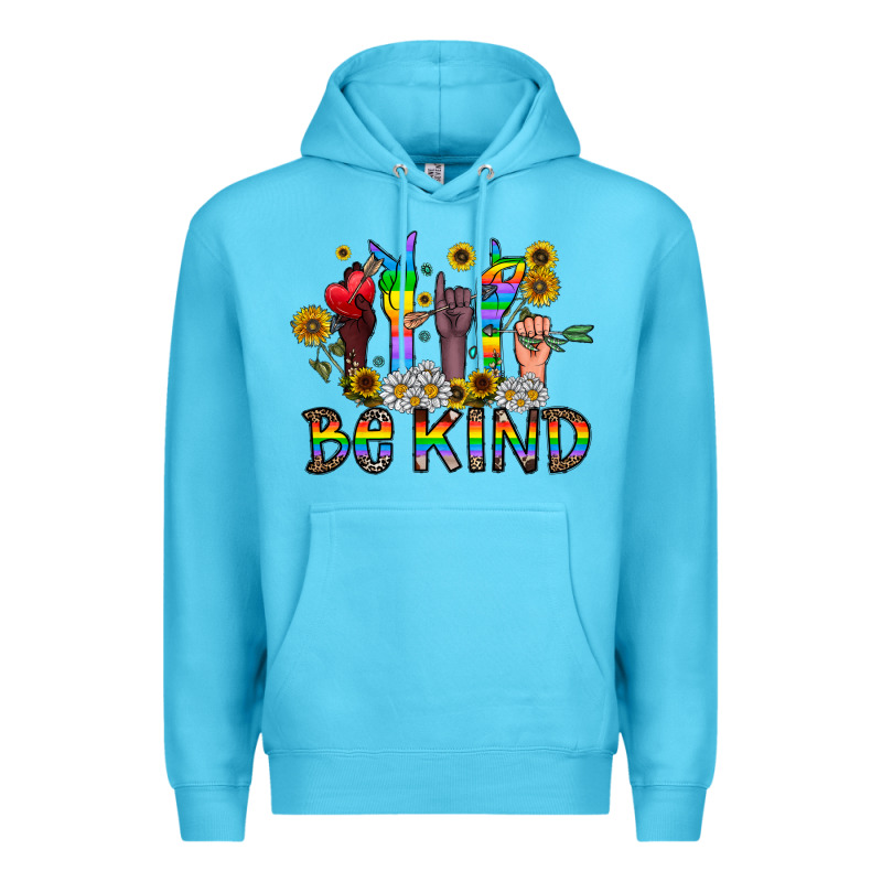 Be Kind Premium Hoodie by CowhideDigitalArt | Teevron