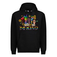 Black be kind Premium Hoodie - CowhideDigitalArt