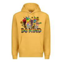 Mustard be kind Premium Hoodie - CowhideDigitalArt