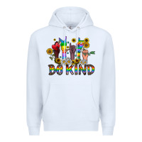 White be kind Premium Hoodie - CowhideDigitalArt