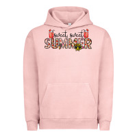 Pigment Salmon sweet sweet summer Urban Hoodie - CowhideDigitalArt