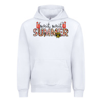 White sweet sweet summer Urban Hoodie - CowhideDigitalArt