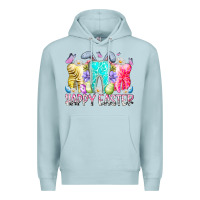 Blue Mist happy easter tooth Premium Hoodie - RacoonDesign