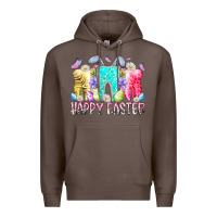 Coffee happy easter tooth Premium Hoodie - RacoonDesign