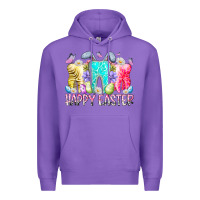 Purple happy easter tooth Premium Hoodie - RacoonDesign
