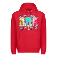 Red happy easter tooth Premium Hoodie - RacoonDesign