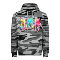 Slate Camo happy easter tooth Premium Hoodie - RacoonDesign