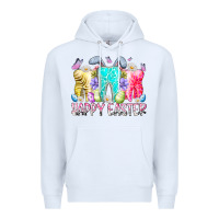 White happy easter tooth Premium Hoodie - RacoonDesign