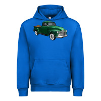 Cobalt western green truck right 34 view 1 Urban Hoodie - FaDigitalArtStudio