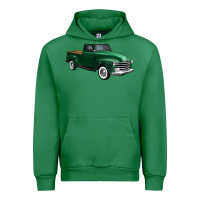 Emerald western green truck right 34 view 1 Urban Hoodie - FaDigitalArtStudio