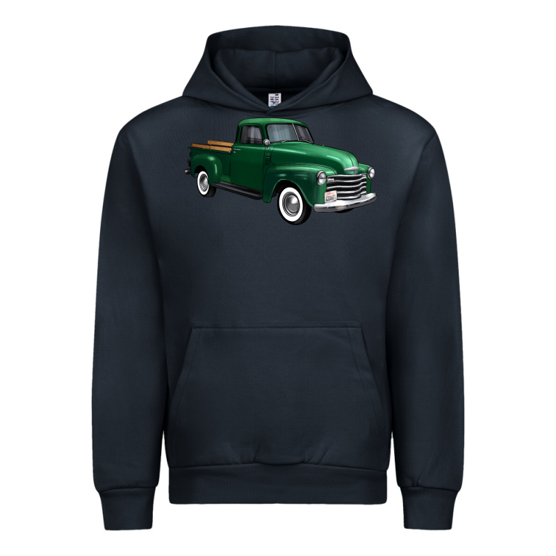 Western Green Truck Right 34 View 1 Urban Hoodie by FaDigitalArtStudio | Teevron
