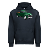 Navy western green truck right 34 view 1 Urban Hoodie - FaDigitalArtStudio