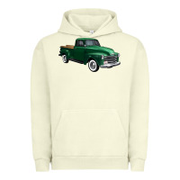 Pigment Pistachio western green truck right 34 view 1 Urban Hoodie - FaDigitalArtStudio