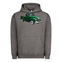 Pigment Tornado western green truck right 34 view 1 Urban Hoodie - FaDigitalArtStudio