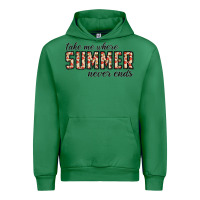Emerald take me where summer never ends Urban Hoodie - CowhideDigitalArt