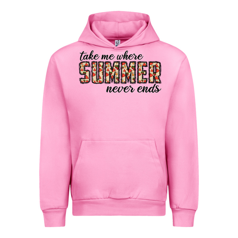 Take Me Where Summer Never Ends Urban Hoodie by CowhideDigitalArt | Teevron