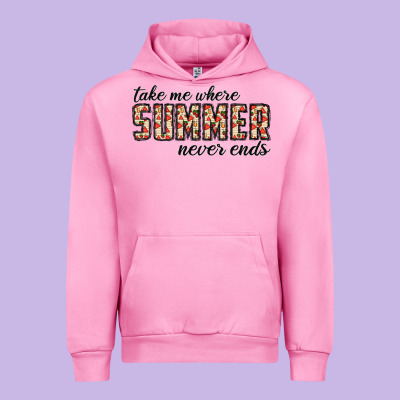 Take Me Where Summer Never Ends Urban Hoodie Designed By Cowhidedigitalart