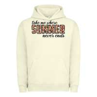 Pigment Pistachio take me where summer never ends Urban Hoodie - CowhideDigitalArt