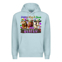 Blue Mist happy mardi gras heifer Premium Hoodie - RacoonDesign