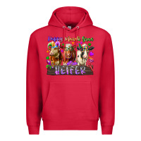 Cardinal happy mardi gras heifer Premium Hoodie - RacoonDesign