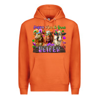 Carrot happy mardi gras heifer Premium Hoodie - RacoonDesign