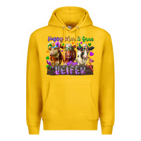 Lemon happy mardi gras heifer Premium Hoodie - RacoonDesign