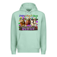 Seafoam happy mardi gras heifer Premium Hoodie - RacoonDesign