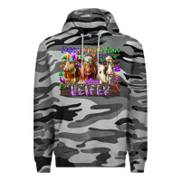 Slate Camo happy mardi gras heifer Premium Hoodie - RacoonDesign