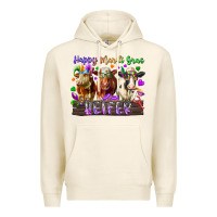 Tofu happy mardi gras heifer Premium Hoodie - RacoonDesign