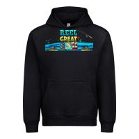 Black reel great dad  libbey glass Urban Hoodie - HRA Design Shop