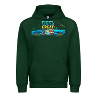 Forest Green reel great dad  libbey glass Urban Hoodie - HRA Design Shop